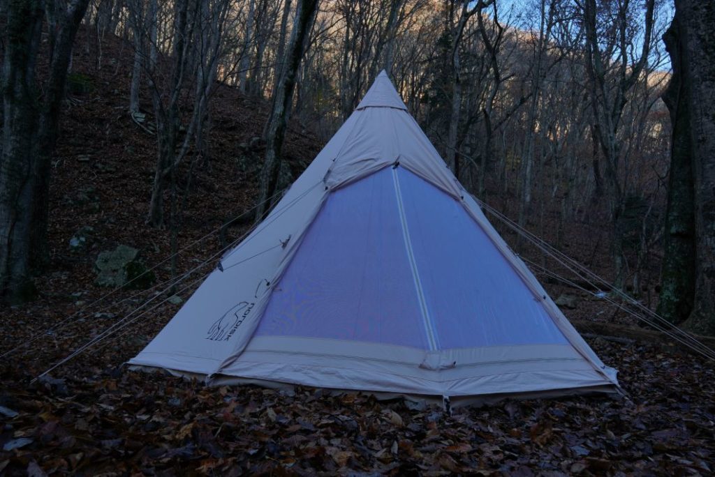 Alfheim アルフェイム .6m2 元祖コットン素材ティピー型テント